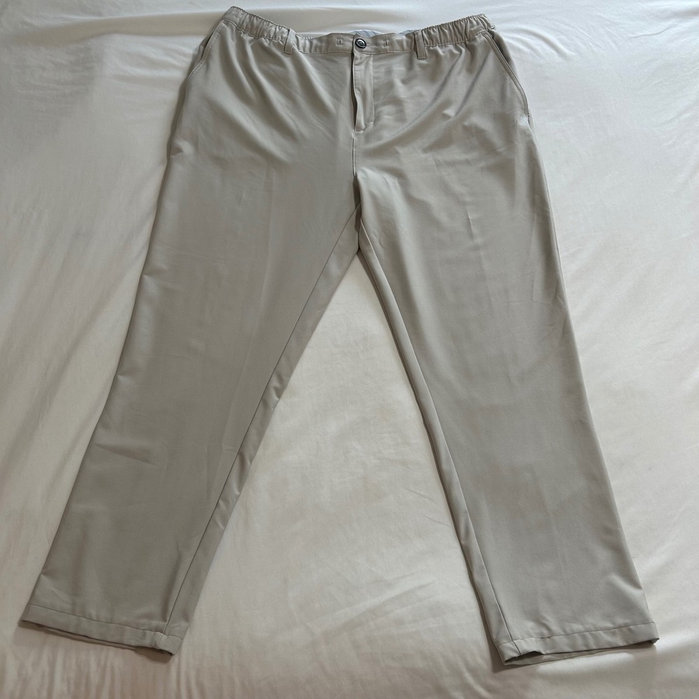 Chubbies Everywear Pants Mens XXL Tan Khaki Stretch Performance Chino Trousers